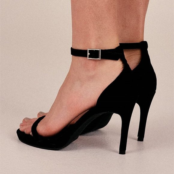 Jaggar REALM SUEDE SANDAL BLACK - Picture 3 of 4